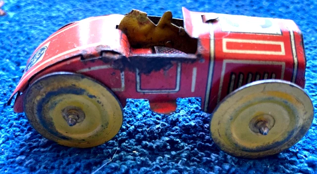 Jouet Ancien Voiture Peugeot 402 – JEP Unis France – Tôle – Vers 1935 – Échelle 1:43