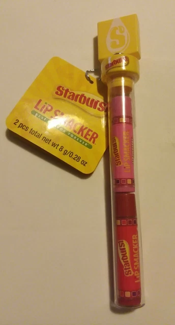 Starburst Lip Smackers Lip Balm Candy Cane Gift Set Cherry & Strawberry B235
