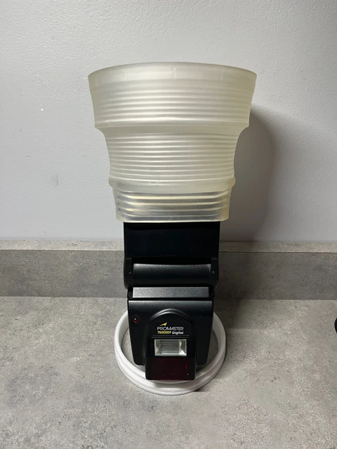 Promaster 7500 EDF Digital hot shoe flash Lightsphere collapsible diffuser