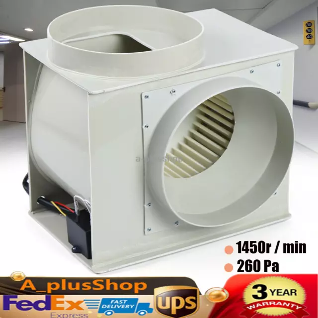 Centrifugal Extractor Fan Blower PP250 For Lab Fume Hood Chemical Cabinets New
