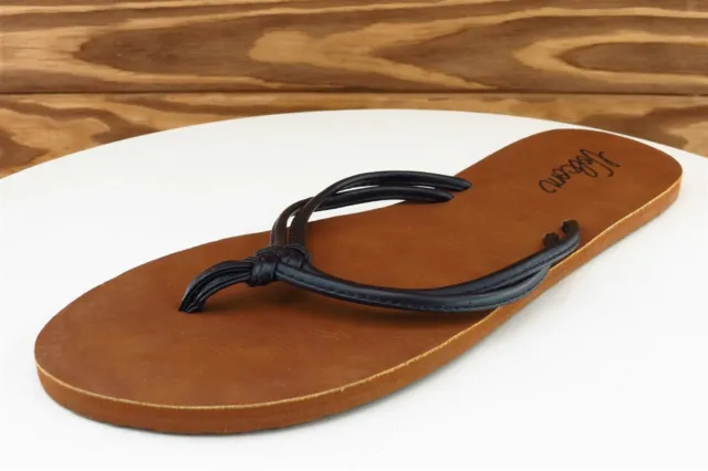 Volcom Sz 9 M Black Flip Flop Synthetic Women Sandals