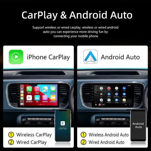 Double 2 DIN 10.1" Android 12 Car Stereo Radio Wifi GPS Touch Screen Rear Camera 2