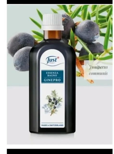 JUST ESSENZA Bagno Ginepro.sollievo muscolare e distensione da 75 Ml