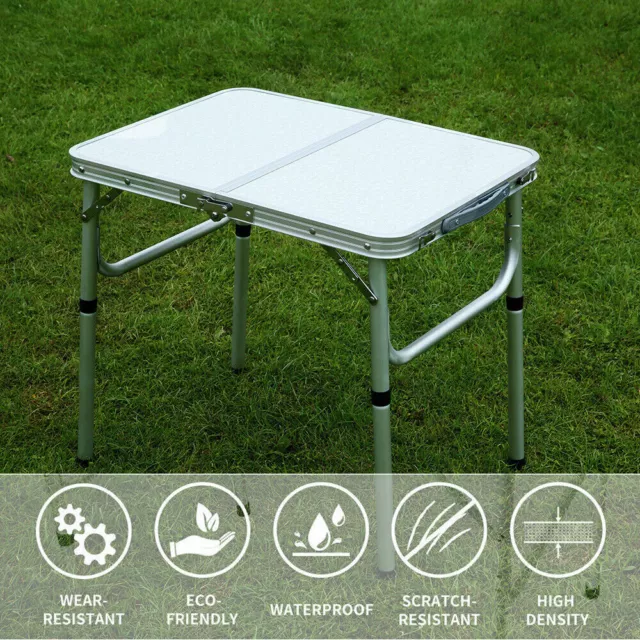 Aluminium Folding Camping Table Portable Picnic Outdoor Foldable Tables BBQ Desk 3