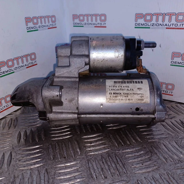 51890631 MOTORINO AVVIAMENTO Per FIAT GRANDE PUNTO (2Y) 1.4 16V Ber - Foto 7