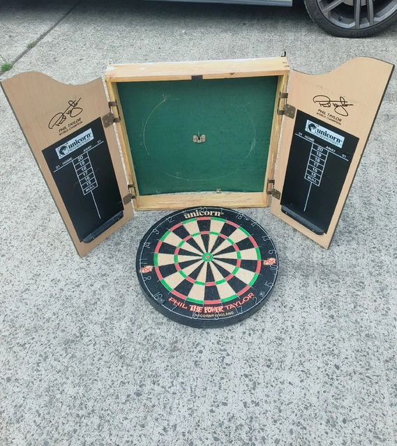 Unicorn Phil Taylor Dart Board And Darts Matttroy