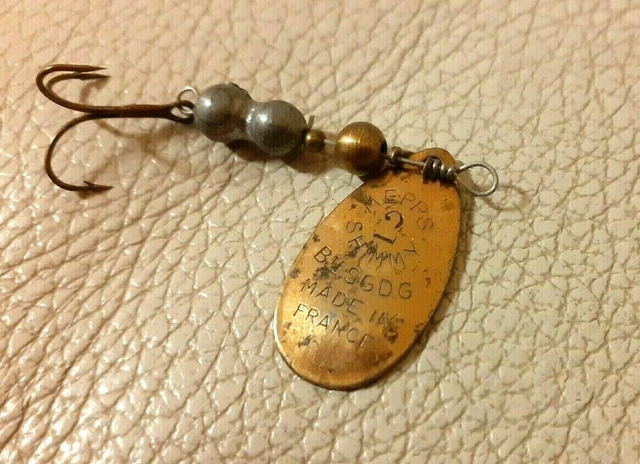 Leurre Mepps Vintage Made In France - Cuillère Grise Taille 8 - Neuf