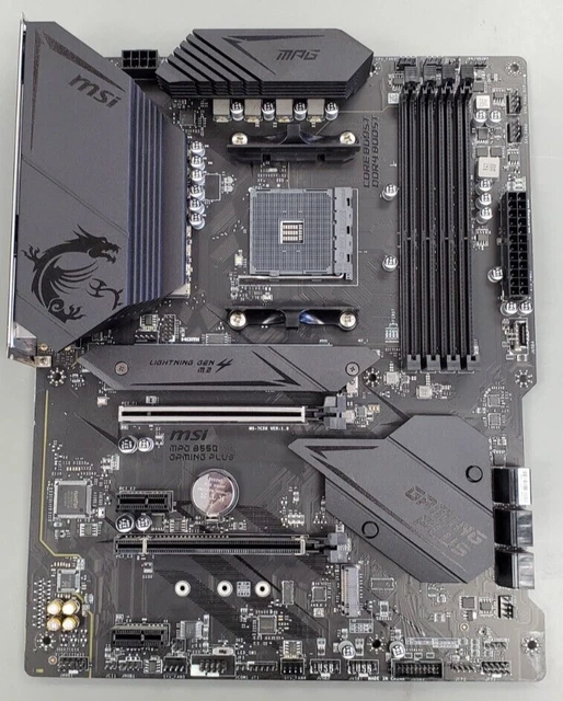 MSI MPG B550 Gaming Plus Motherboard AMD B550 AM4 DDR4 M.2 ATX 115.00