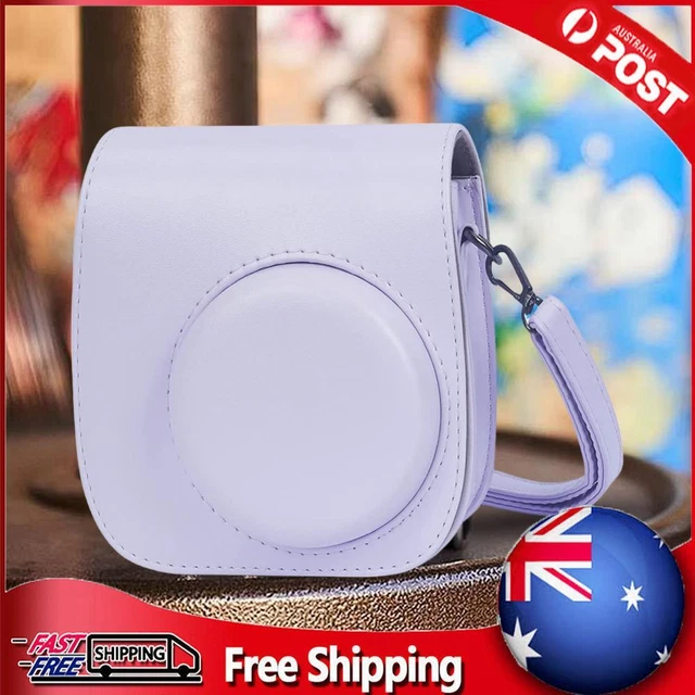 7 in 1 Camera Accessories Kit Album Camera Bag for Instax Mini 12 (Purple)