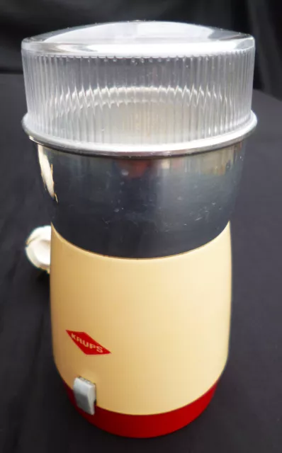 Elektrische Kaffeemühle Coffina von Krups. Typ 308. Original 60er Jahre. Vintage