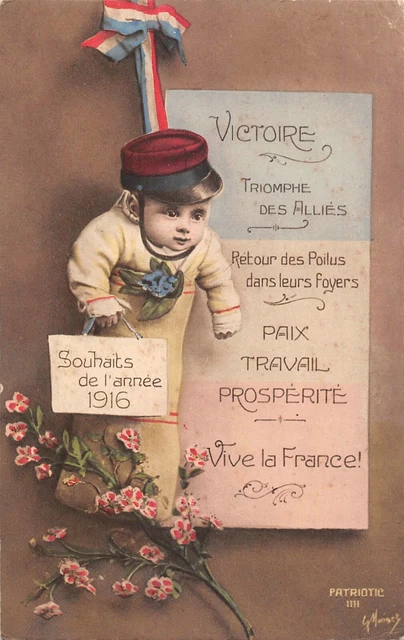 Carte Postale Ancienne CPA Patriotique (237936) - Thème Militaire - France