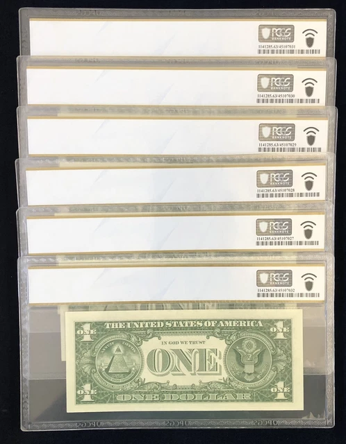 1957 $1 Silver Certificate Fr. 1619 Block U/A PCGS Graded Choice UNC 63 PPQ 2