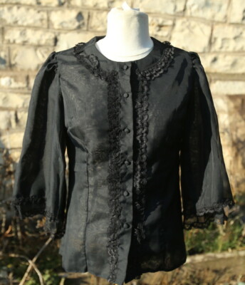 chemisier ancien nylon et dentelle marque ARBEY neuf