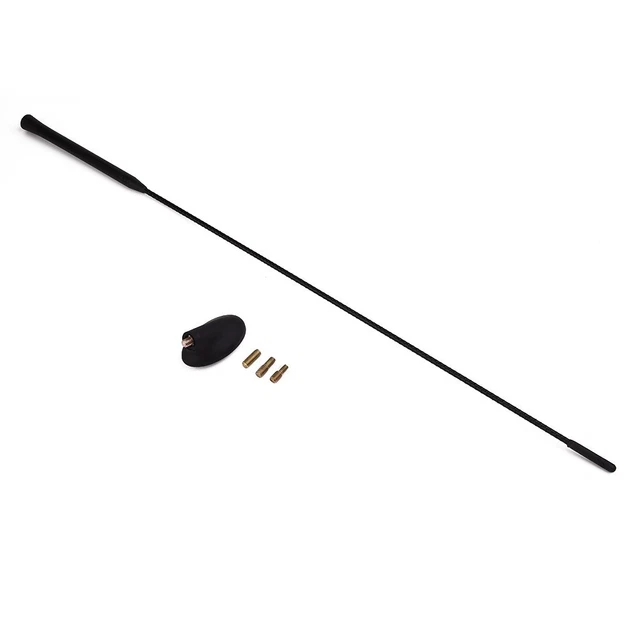 Antenne Factice Pour Voiture - Décorative Noire, Adhésif Double Face, Dimensions 21x5x4 Cm - 6