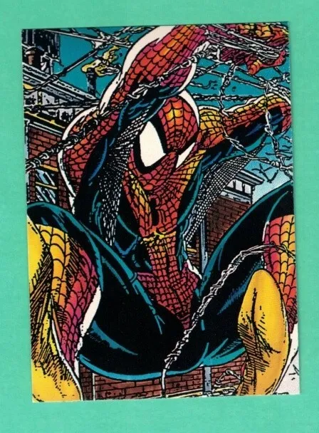 (1) Spider-Man  1992  Marvel # 34 Heading Out  Mcfarlane Era Card (H4540)