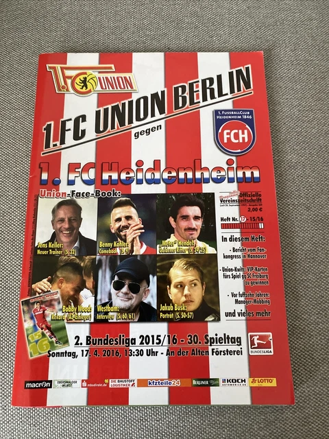 2015/16 2.Bundesliga 1.FC Union Berlin - 1.FC Heidenheim 17.04.2016