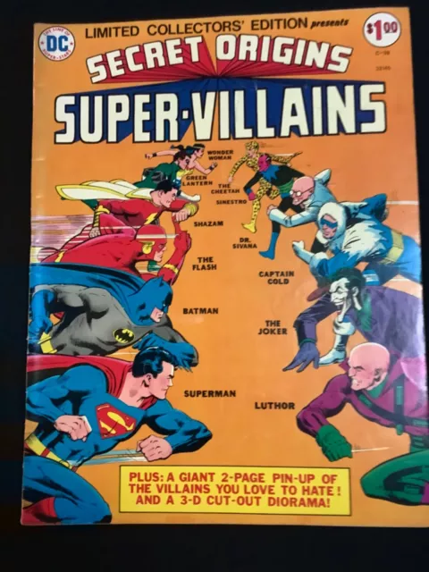Secret Origins Super-Villains #C-39 Limited Collectors Edition - DC Comics