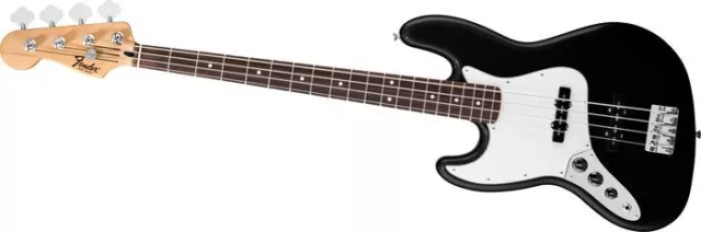 Fender STANDARD JAZZ BASS LEFT Handed Rw Blk Teinte Basse Électrique Gaucher