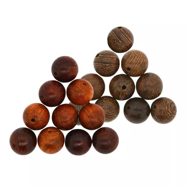 10 Holzperlen 10mm Brauntöne Farbwahl - Perle Holz Schmuckperle Bastelperle