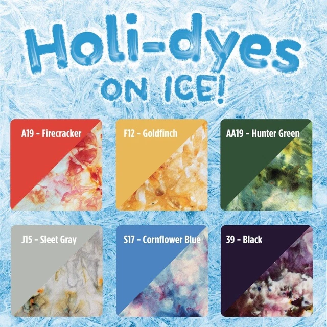 Dharma Dyes Ice Holi Dyes de Dharma Trading Co conjunto completo de 6 8 oz cada uno