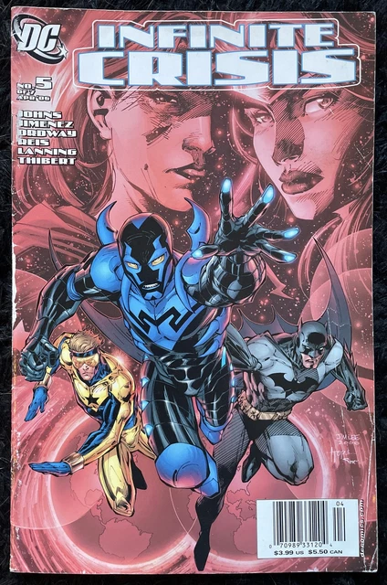 Infinite Crisis #5 NEWSSTAND - DC 2006 - 1st App Jamie Reyes Blue Beetle Jim Lee