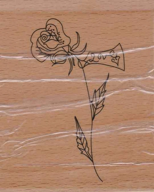 Holzstempel 8 x 10 cm verschiedene Motive zur Wahl