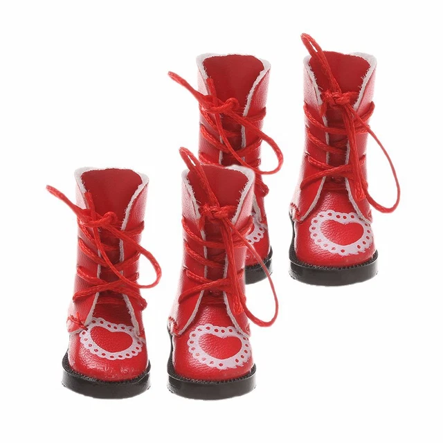 Les enfants! Bottes de poupée 1 / 6 poupée Chaussures en cuir pu Chaussures