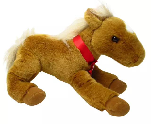 Wells Fargo 14" Long Bridget Legendary Pony Brown Plush Stuffed Animal 2017