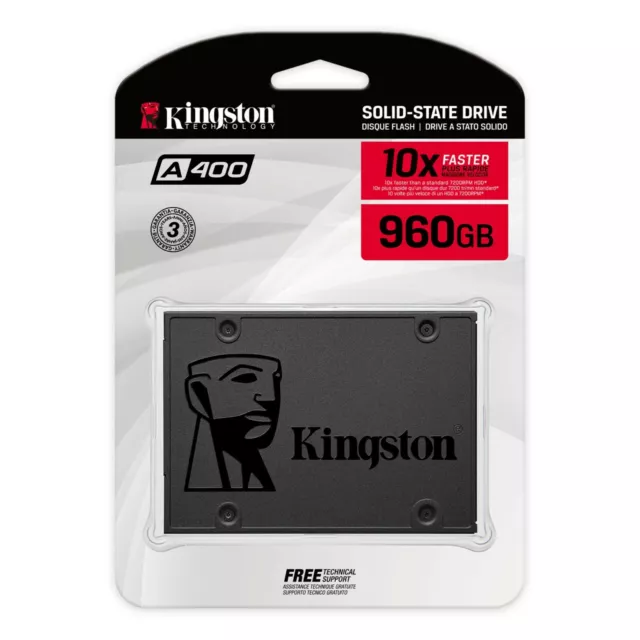 Kingston A400 2.5" 960GB Internal Solid State Drive (SSD) SA400S37/960