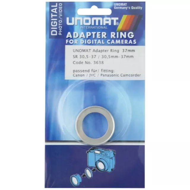 Filtro - Adaptador Lente 30,5mm 37mm Adapter-Ring 30,5 -37 MM Step Up Anillo