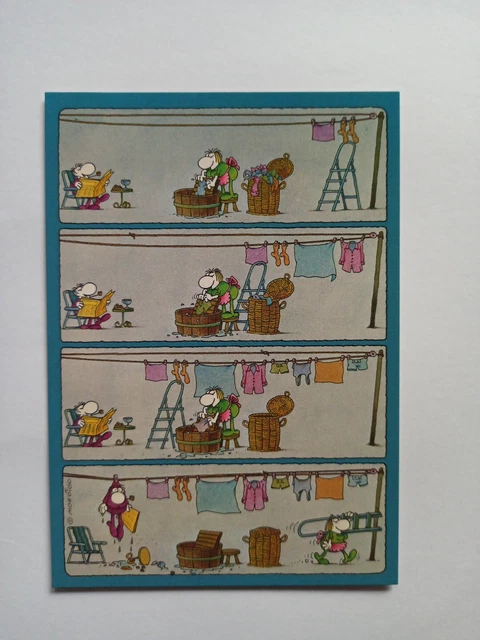 Carte Postale Mordillo - Éléphant Humour Grivois - Années 1980 - Couleur - Neuf