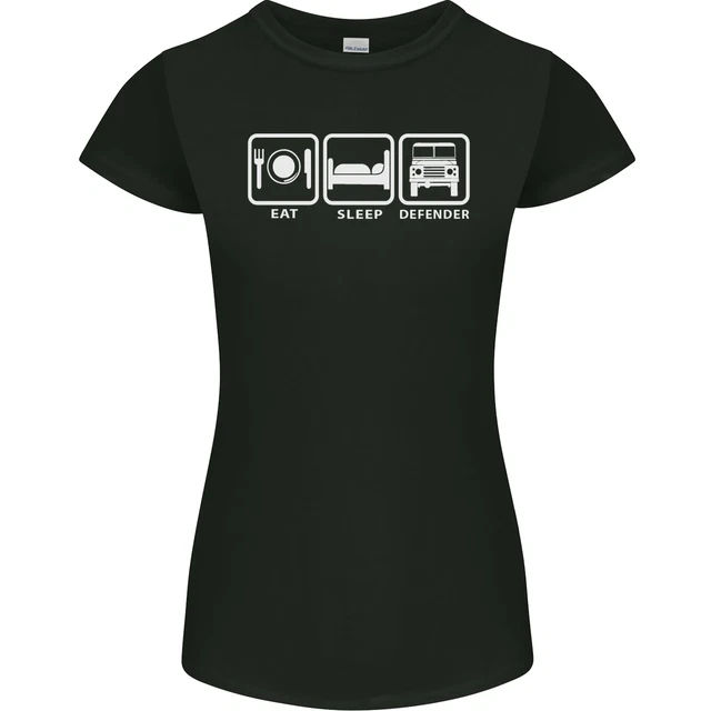 Maglietta da donna Eat Sleep 4X4 Off Road Roading Car Petite Cut