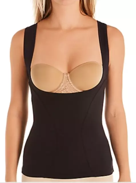 Flexees Dream Shapewear Torsette WYOB Body Firm Control #1866 Black NWT