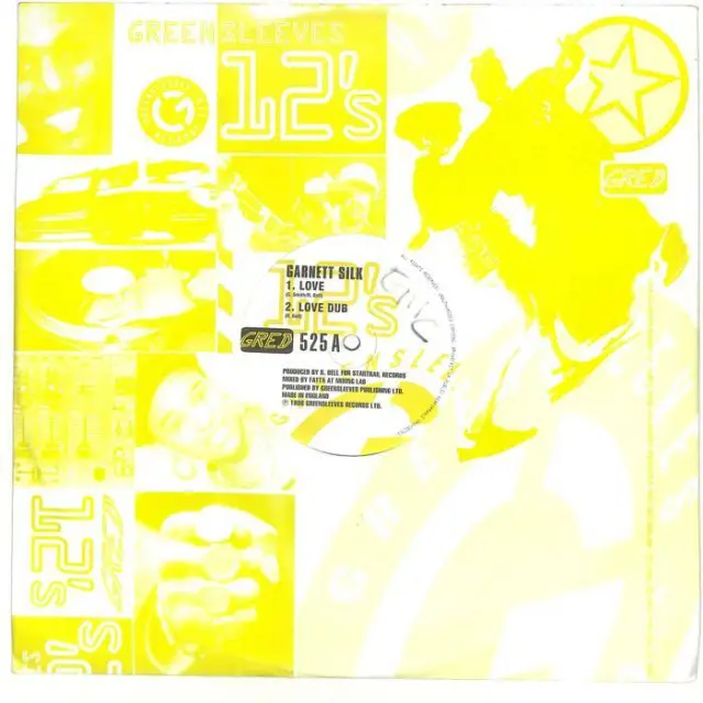 Garnett Silk / Anthony B Love UK 12" Vinyl Single 1996 GRED525 Greensleeves EX-