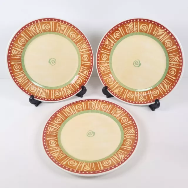 Churchill Ports of Call Mali Dinner Plates by Jeff Banks 26cm Replacement x 3