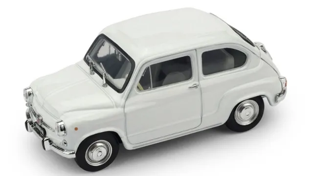 Modellino auto scala 1:43 Brumm FIAT 600 D FANALONE 1965 diecast modellismo