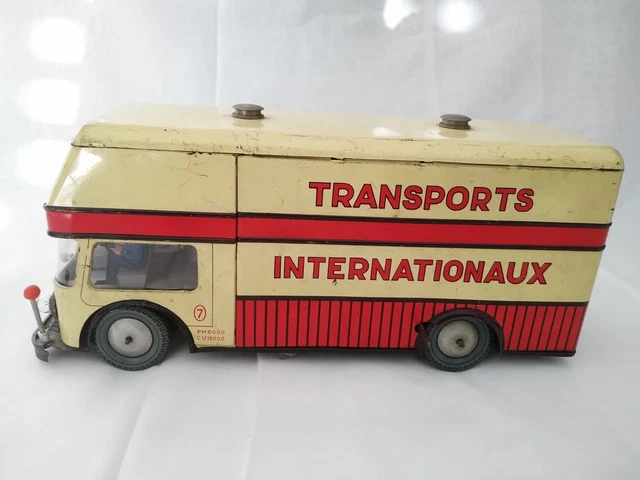 Ancien Camion Joustra En Tôle - Jouet Collection Vintage