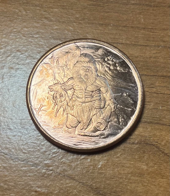 1 oz Copper Round - Nordic Creatures; Snowbeast (Last One!)