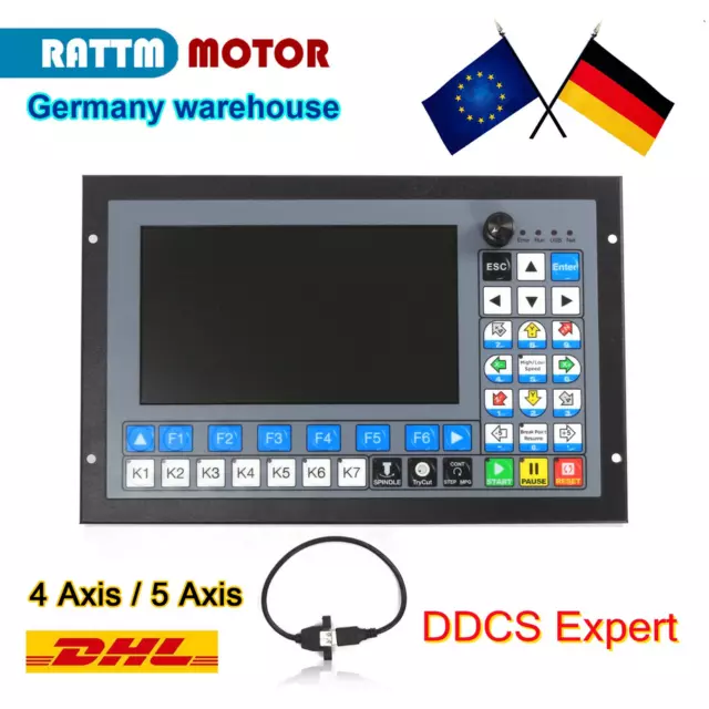 【DE】CNC 4/5 Axis Off-line Motion controller DDCS Expert For Engraving Machine