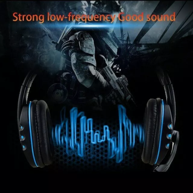 Pro Gaming Chat Headset with Mic FOR PS5 PS4 XBOX Series X / S Wii Switch PSP