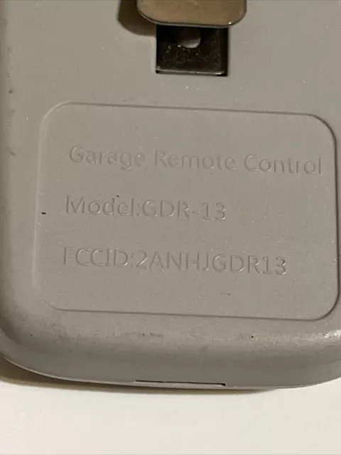 VINTAGE GARAGE DOOR opener Remote Control Model GDR-13 Clip Style $10. ...