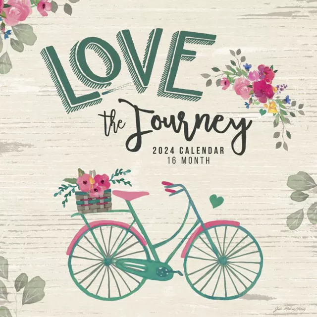 2024 Calendar Love the Journey 16-Month Square Wall Hopper Studios BT28001