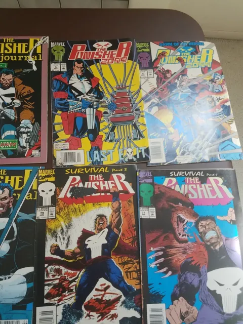 The Punisher Comic Book Lot 13 Issues War Journal 2099 War Zone  Lower Grade... 2