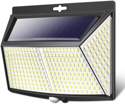 SEI Sei Faretti solari da 60Led esterno Giardino Sentiero con Pannello solare Luce F 