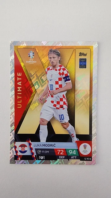 TOPPS MATCH ATTAX Euro 2024 Luka Modric # CAPTAIN EUR 1,00 - PicClick DE