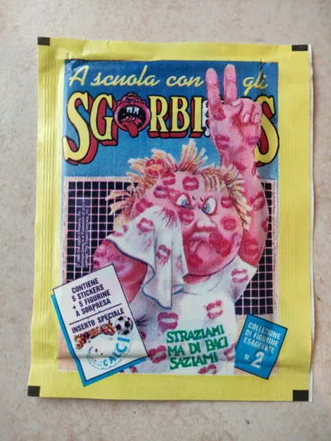 A Scuola con gli Sgorbions seconda serie Garbage Pail Kids bustina sigillata