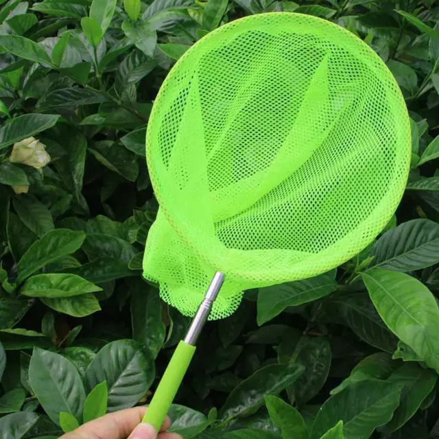 Fishing Net Kids Children Mesh Extendable Rod Insect Pocket T2 Fish U7G1 2