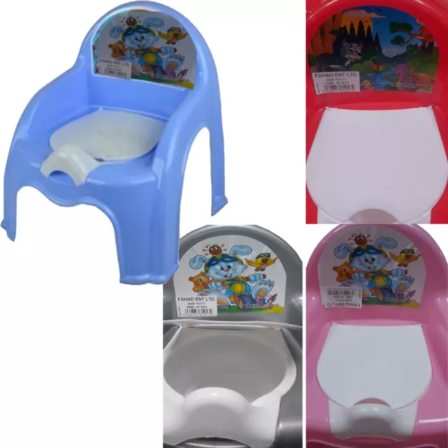 Baby Toddlers Kids Potty Training Urinal Chair Children Toilet Seat Plastic Lid