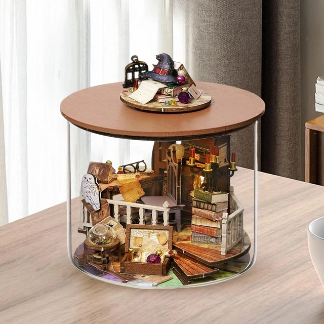 Doll House Model Kit DIY 3D Dollhouse Miniature for Kids
