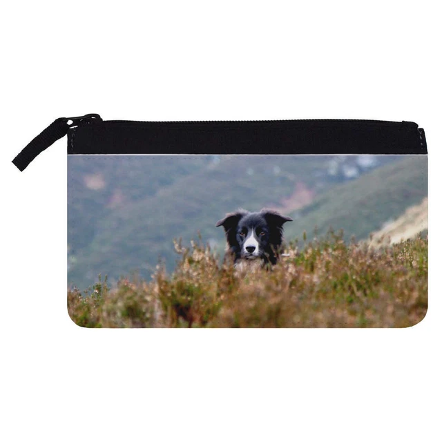 'Border Collie in Bushes' Pencil Case (PC00048003)